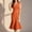 *Orange, variant on ClodeEU Women's V Neck Sleeveless Mermaid Hem Dress ,Slim Fit Casual Bodycon Dress for Spring Summer Orange,Womens Plus M