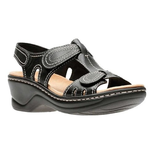 clarks lexi walnut leather sandals
