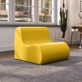 thumbnail image 4 of Jaxx Midtown Large Classroom Soft Foam Chair - Premium Vinyl Cover, Yellow, 4 of 6
