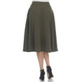 thumbnail image 3 of White Mark Jupe Midi Évasée Tasmin pour Femmes, 3 of 6
