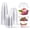 Dome Lids - 12 oz, variant on Flat Lids - 12 oz Plastic Parfait Cups with Inserts, 50 Count