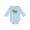 AE-Light Blue, variant on Inktastic Give Peas a Chance. Boys or Girls Long Sleeve Baby Bodysuit