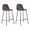 Brown, variant on Plata Import Effie 26" Faux Leather Counter Stools in Tan (Set of 2)
