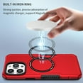 thumbnail image 2 of Magnetic Phone Case for iPhone 15 Pro Compatible with Magsafe, Military-Grade Shockproof Case with Built-in Magnet Circle for iPhone 15 Pro MS Red, 2 of 18