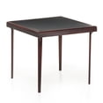 thumbnail image 1 of Cosco 32" Square Wood Folding Table with Vinyl Inset, 1 of 8