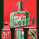 thumbnail image 4 of Pisexur Belleza Maquillaje Neceser de maquillaje transparente navideño - Organizador de artículos de tocador de viaje con bordado de Papá Noel y árbol festivopara mujeres y hombres, 4 of 5