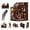 B, variant on Book Nooks for Adults, DIY 3D Wooden Puzzle Miniature House Book Nook Kit,with Led Light, Model Kits Craft Kits for Adults, Home Decor & Gift (Dreamy Book Hall)