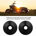 thumbnail image 6 of Universal CNC Aluminum Alloy Motorcycle Handlebar Handle Bar End Caps Accessories Pair Black 3.94 in / 10 cm, 6 of 9