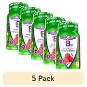 (5 pack) Vitafusion B12 Gummy Vitamins, Delicious Raspberry Flavor, 60ct (30 Day Supply)