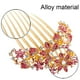 thumbnail image 3 of Accesorio de pasador de peine de flor con incrustaciones de diamantes de imitación para mujer, regalo del Día de la madre para mamá, regalo de vacaciones de Navidad para mujer MFZFUKR CPB-CJZ1723-3, 3 of 6