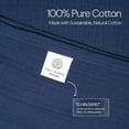 thumbnail image 4 of Queen 100% Cotton 4 Layered Blanket [Navy Blue], 410017, 4 of 15