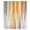 Orange, variant on Turquoise Gray Sheer Curtains 96 Inches Long, Farmhouse Abstract Gradient Aesthetic Light Filering Curtains, Privacy Drapes Simi Floor to Veiling Curtain for Living Room Bedroom Window Treatment