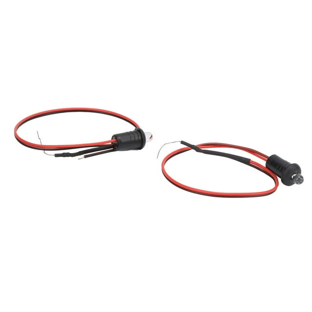 Flashing Dummy Warning System Auto Car LED Fake Alarm Lamp Red Light AntiTheft Automotive Security Modification 12V