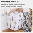 thumbnail image 3 of 3-pack Large Capacity Cartoon Print Clothes Storage Bag Underbed Closet Organizer With Handles And Zippers For Comforters Blankets And Beddings, 3 of 5