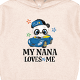 thumbnail image 3 of Inktastic My Nana Loves Me Grandson Panda Toddler Hoodie, 3 of 4