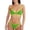 z2 Green, variant on NMMUED Women's Bikini Sets Two Piece Bathing Suits Gingham Plaid Swimsuits Checkered High Cut Bottom Swimwear Flattering Summer Beach Vacation Cruise Resort Outfits Black L