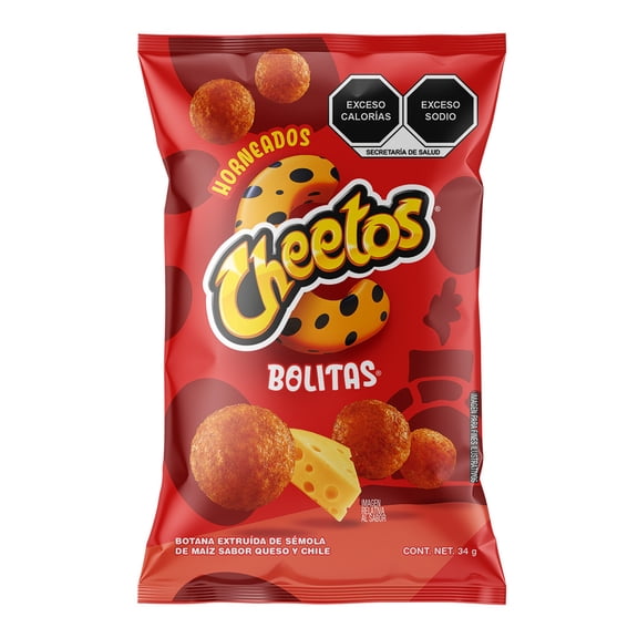 Botana Cheetos Bolita sabor queso y chile 34 g