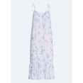 thumbnail image 6 of Joyspun Women's Woven Midi Sleep Gown with Shoulder Tie, Sizes XS-3X, 6 of 6