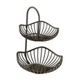 thumbnail image 5 of TISHITA Metal Fruit Basket Fruit Bowl Kitchen Modern Countertop Efficient Organization Black Decorative Veggie Holder Stand Organizer 20cmx30cm, 5 of 8