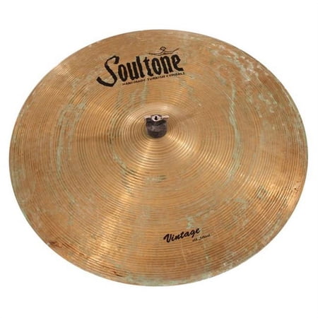 Soultone Cymbals 15 in. Vintage Old School Patina Flat Hi Hat Pair