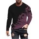 thumbnail image 2 of Blusas y camisas de manga larga y cuello redondo para hombre, camisetas informales con estampado de cuello redondo, blusas de manga corta para hombre, 2 of 5