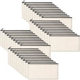 thumbnail image 1 of ZeeDix 40pcs Canvas Pencil Case Diy Craft Zipper Pouch Makeup Storage Bag, 1 of 6