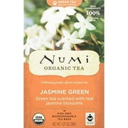 Numi Organic Tea, Jasmine Green, 18 Count Box Of Tea Bags