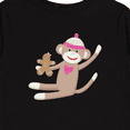 thumbnail image 4 of Inktastic Sock Monkey Gingerbread Boys or Girls Long Sleeve Toddler T-Shirt, 4 of 5