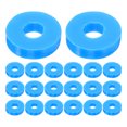 thumbnail image 1 of 20pcs Anti Vibration Pads for Air Conditioning Central AC Pads Rubber Isolator Pads for Air Conditioner Shock Pad Machine Mounting Pads Washer Mat Protector Sky-blue, 1 of 6
