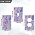 thumbnail image 2 of Light Switch Cover Switch Plate Outlet Cover Plug Cover for Electrical Unused Outlet Cover Pale Pink Marine Creatures, 2 of 6