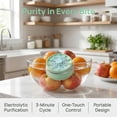 thumbnail image 6 of Fruit Vegetable Washing Machine, IPX7 Wireless Automatic Cleaner for Veggies Grains Meat, 6 of 7