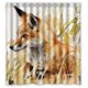 thumbnail image 1 of ABPHQTO Fox Cortina de ducha Cortina de ducha impermeable 160x180 cm, 1 of 2