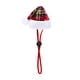 thumbnail image 2 of Gorro navideño para mascotas con cuerda elástica | Gorro festivo rojo y blanco para perros y gatos | Accesorio ajustable para disfraz de fiesta, 2 of 2