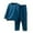X#269Dark Blue346, variant on CAIVO Child Soft Girls Winter Outfit Long Sleeve Tops Shirts Pants Cozy Home Outfit Kids Comfortable Shirts Pants Girls Clothes Sets And Robe 18-24 Months