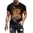 thumbnail image 1 of Chemises à Manches Longues pour Hommes, T-Shirt à Col Rond Imprimé, Chandail Décontracté, Chemise Unisexe en Polyester pour Extérieur, Quotidien et Printemps Été, 1 of 5