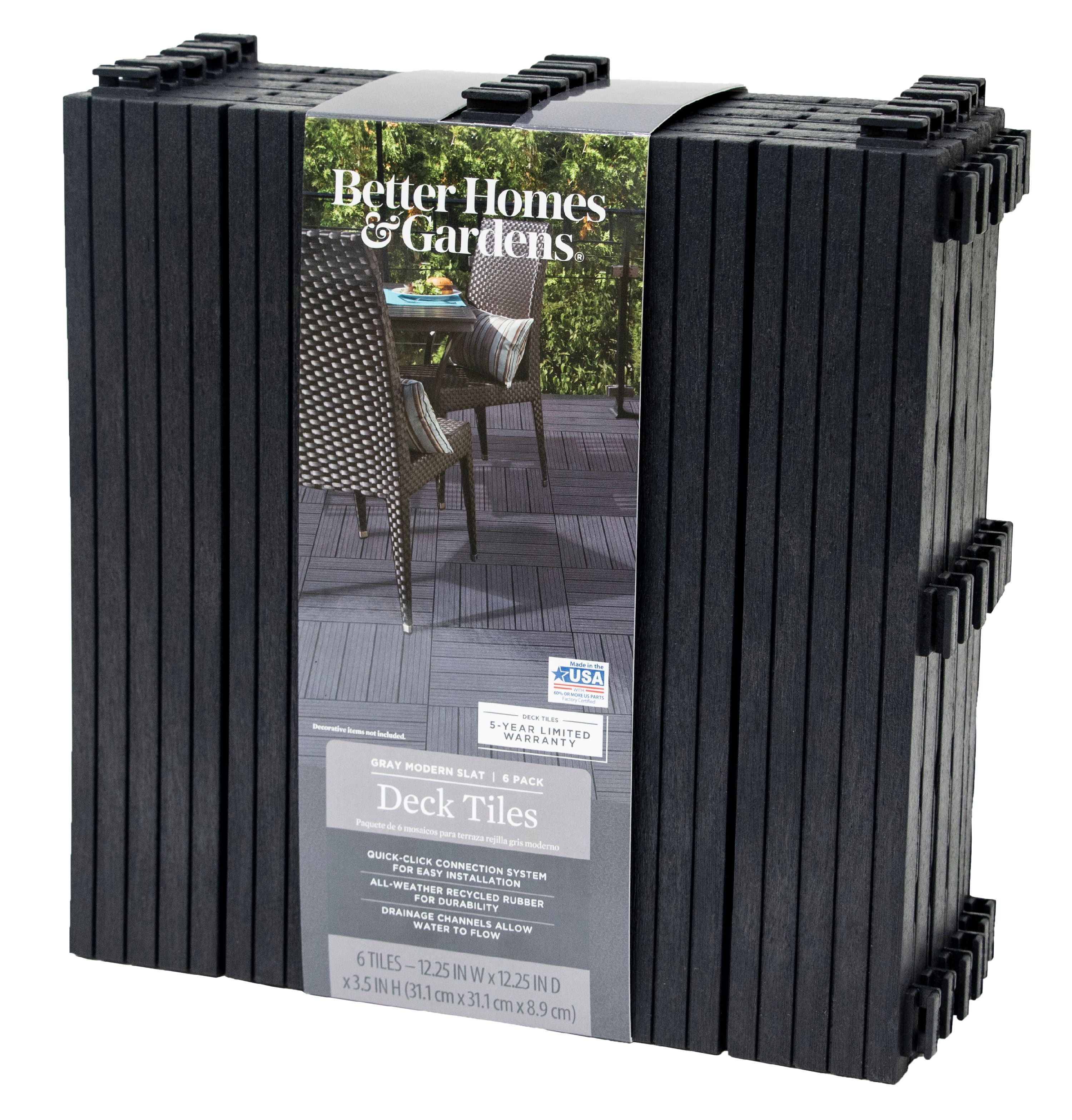 Better Homes & Gardens 12x12 Modern Deck Tile