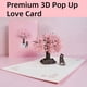 thumbnail image 2 of tarjetas emergentes para el día de San Valentín, 3D Love Pink Cherry Blossom Tree Pareja Aniversario de Boda Gracias Cumpleaños para Esposa, Marido, Ella, Él, Pareja, Tarjeta de felicitación, 2 of 3