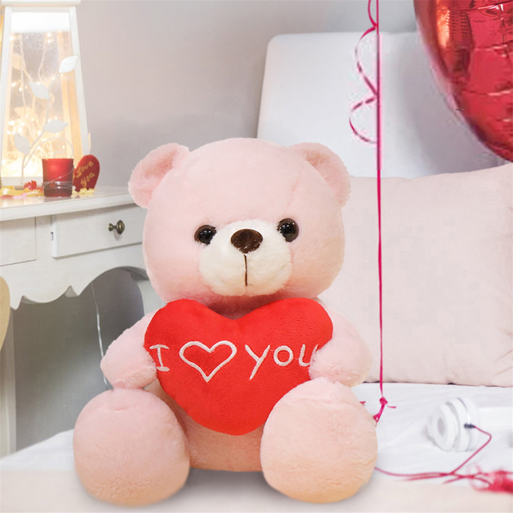 FamilyStore 91 cm Pink high quality teddy bear/anniversary gift/cute and  soft/someone special/hug able teddy bear - 91.016 cm - 91 cm Pink high  quality teddy bear/anniversary gift/cute and soft/someone special/hug able  teddy