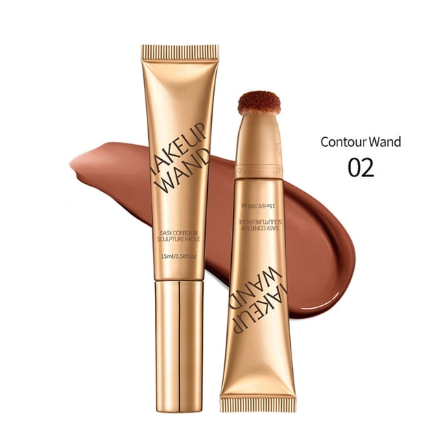 Baguette Liquide Baguette pour Femmes 1 Pce Fard à Joues Multifonctionnel Contour Formule Liquide Application Précise Facile à Estomper pour Sculpter le Visage Application de Couleur