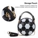 thumbnail image 4 of KAKOWELY Adorable bolso bandolera redondo con diseño de fútbol para mujer, 4 of 5