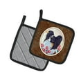 thumbnail image 2 of Carolines Treasures 7236PTHD Papillon Pair of Pot Holders , 7.5HX7.5W, multicolor, 2 of 3