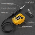thumbnail image 6 of Cordless Soldering Station for Dewalt 20V Max Battery-with 2 Auxiliary Helpers Electric Digital LCD Display Soldering lron Station Fast Heating Up Soldering Station for DlY,Appliance Repair-Tool Only, 6 of 8