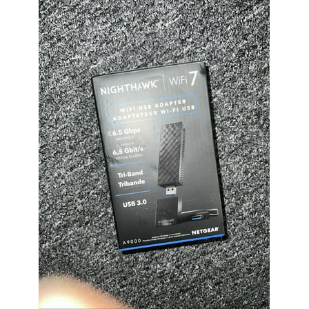 Netgear Nighthawk A9000 Tri-Band Wi-Fi 7 USB 3.0 Adapter