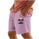 thumbnail image 1 of Pantalones Cortos para Hombre de Cintura Elástica con Bolsillos Impresos Pantalones Cortos Rectos, Pantalones Deportivos Casuales con Cintura Elástica, 1 of 8