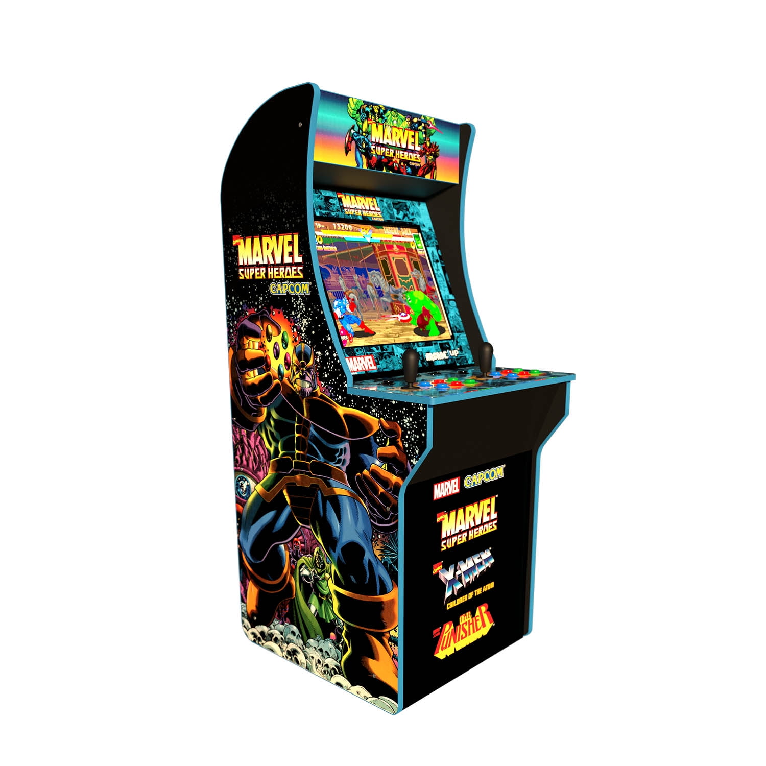 Marvel Super Heroes Side Art Arcade Panels Cabinet Graphics Stickers 