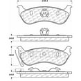 thumbnail image 2 of Centric Parts Ceramic Disc Brake Pad Set for 2006-2010 FORD EXPLORER, 2007-2010 FORD EXPLORER SPORT TRAC, 2006-2010 MERCURY MOUNTAINEER, 2 of 4