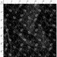 thumbnail image 3 of Soimoi Japan Crepe Satin Black Fabric By the Yard - 54 Inch Wide - Geometric Floral Textile - Contemporary and Stylish Designs for Fashion and Crafts Printed Fabric, 3 of 6