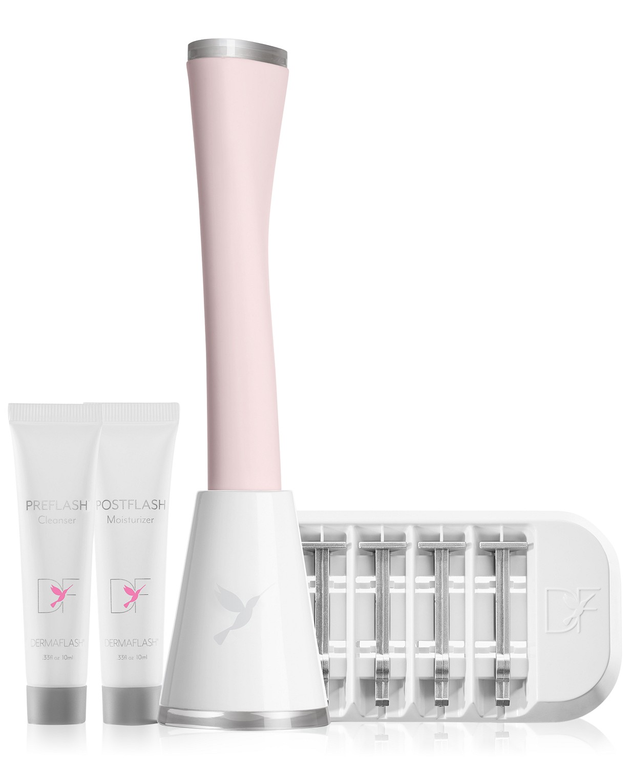 ($199 Value) DERMAFLASH 2.0 LUXE Anti-Aging Dermaplaning Exfoliation Device, Pink - image 1 of 12
