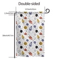 thumbnail image 2 of Zufioo Rocket Planets Print Garden Decoration Flags, Sun-resistant and Wrinkle-resistant Flags, Balcony, Terrace, Garden Decorations, Home Decorations-One Size, 2 of 7