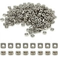 thumbnail image 1 of Environ 220 Pcs Écrous Carrés en Acier Inoxydable M3 Écrous Fins Carrés 5.4mm Insert Écrou pour Rondelles de Verrouillage, Trou : 2.5mm, 1 of 6